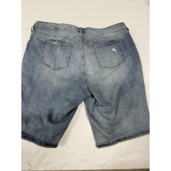 TORRID Women's Bermuda Shorts Women's Size 18 Rolled Cuff Long Denim Shorts - Picture 4 of 5